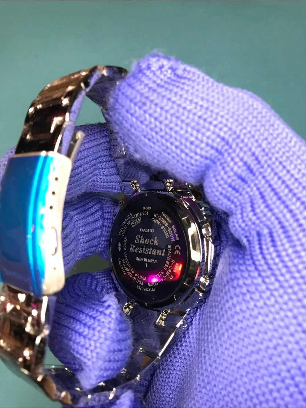 Custom G Shock Metal Silver Colorway